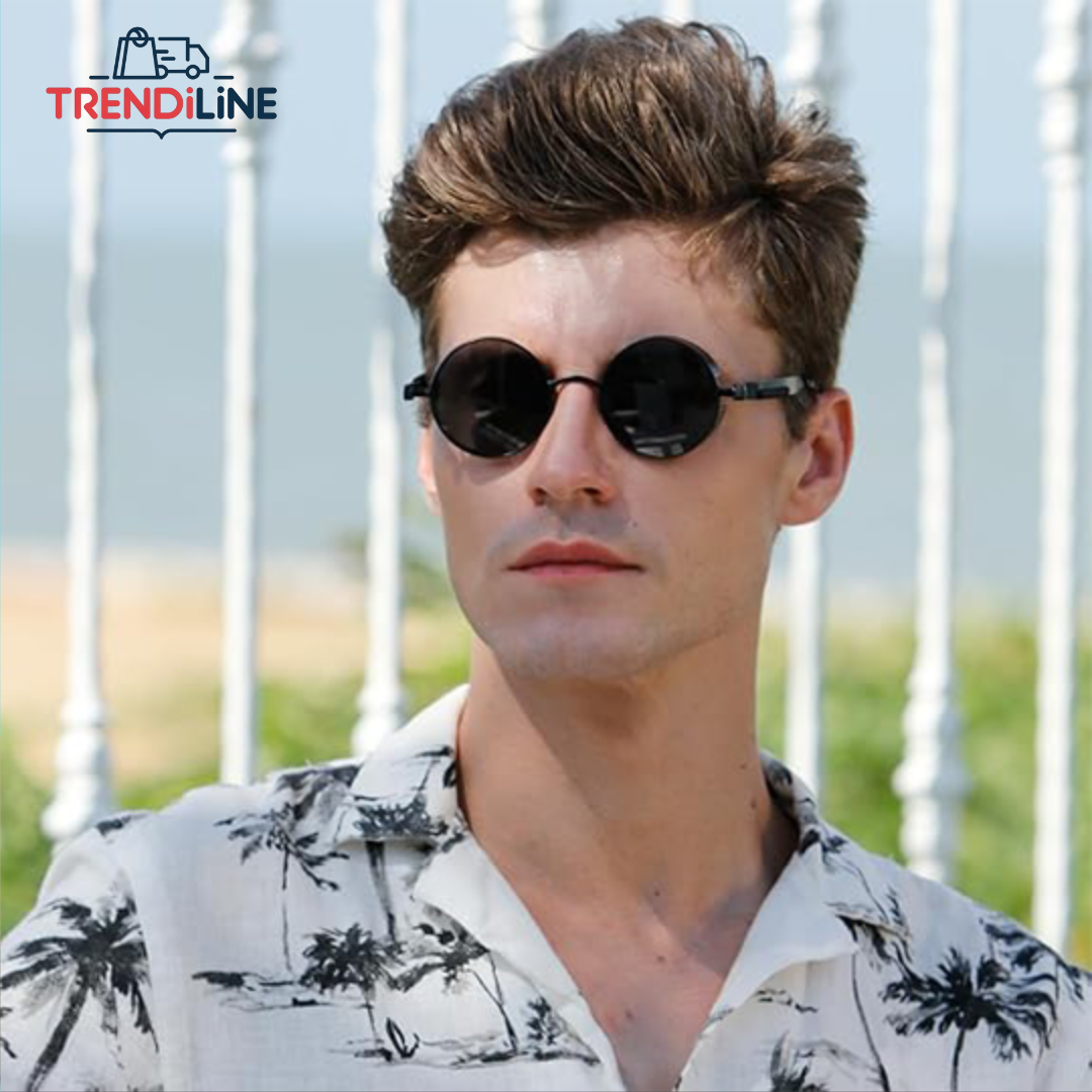 😎Lentes Deluxe De Sol Circulares - Protege Tus Ojos Marca Tu Diferencia🌟