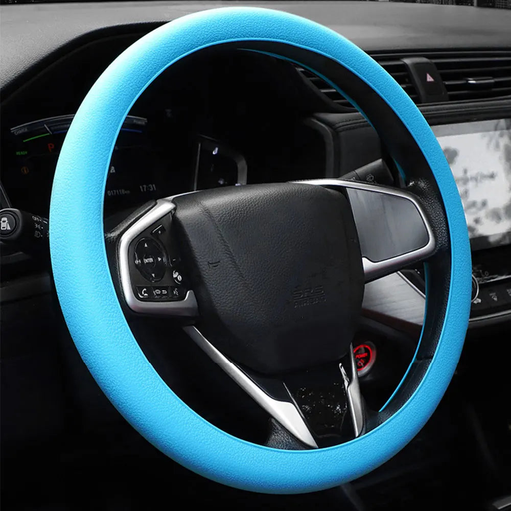 ⚡Funda Exclusiva Antideslizante Para Volante - Más Estilo, Mejor Agarre, Cero Complicaciones.
